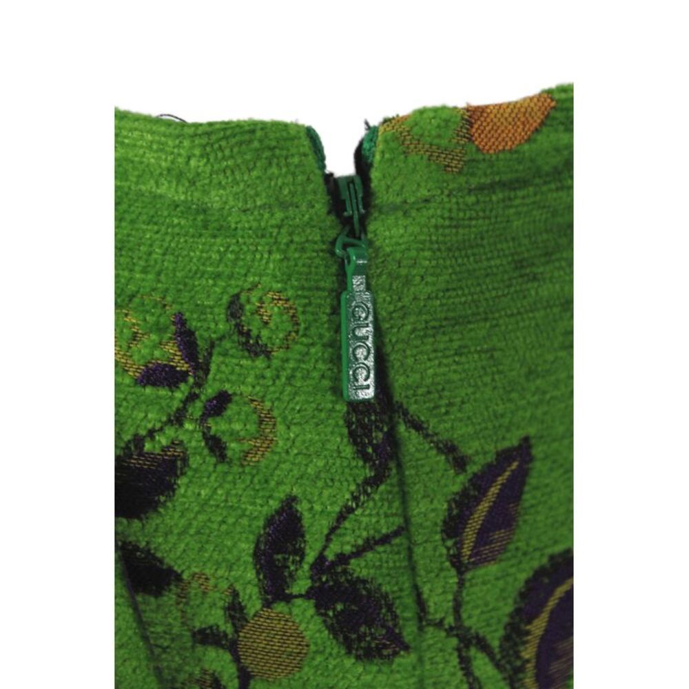 Gucci Womens Floral & Landscape Print Blazer Pants Suit Set Green Size 42 44 - Picture 9 of 11